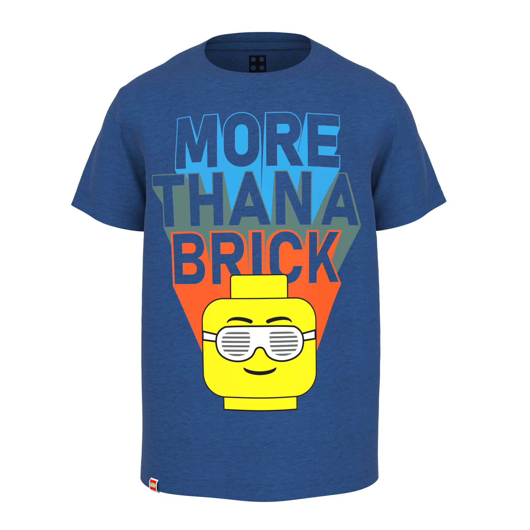 Lego T-Shirt More Than A Brick blauw