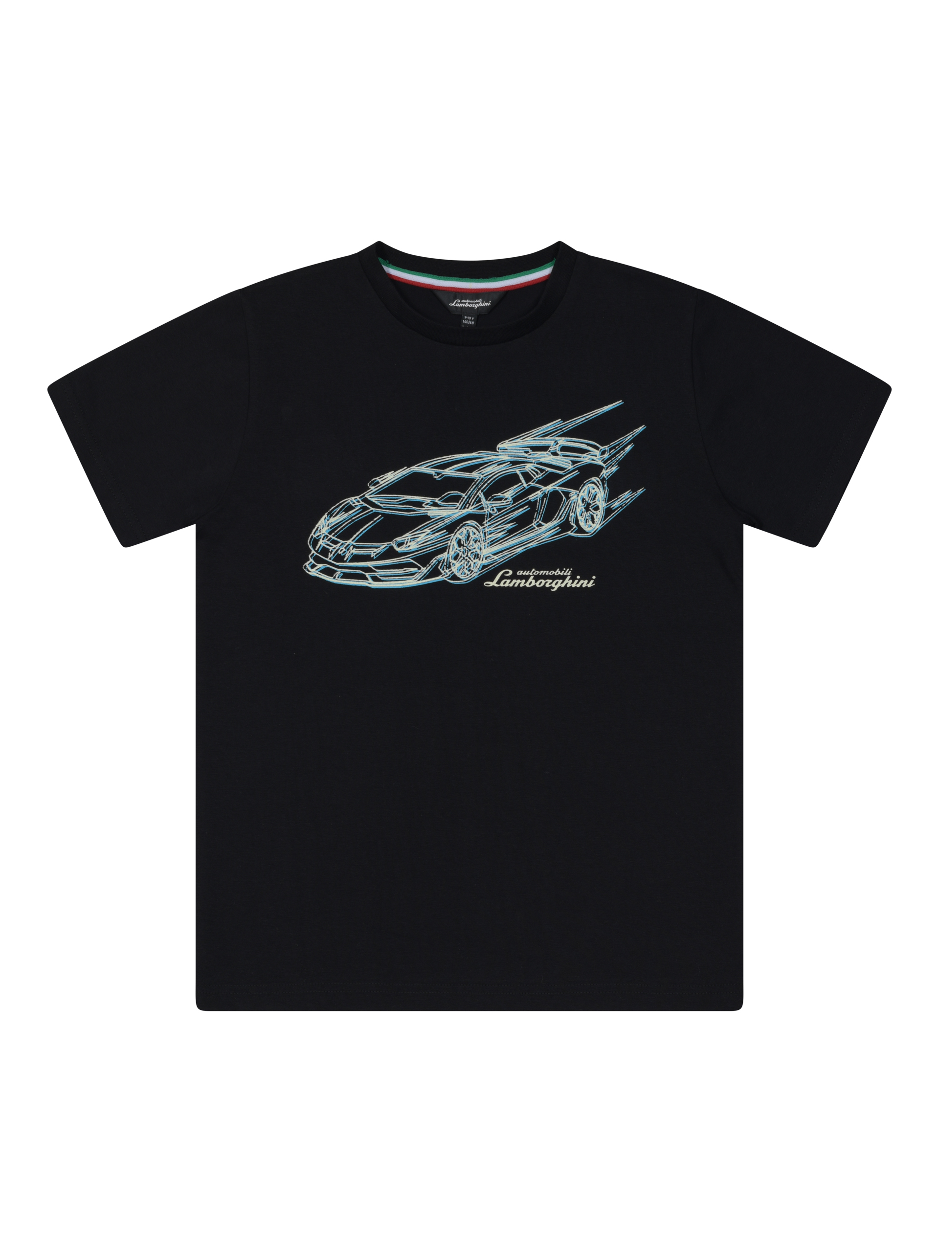 Automobili Lamborghini T-Shirt zwart aventador 