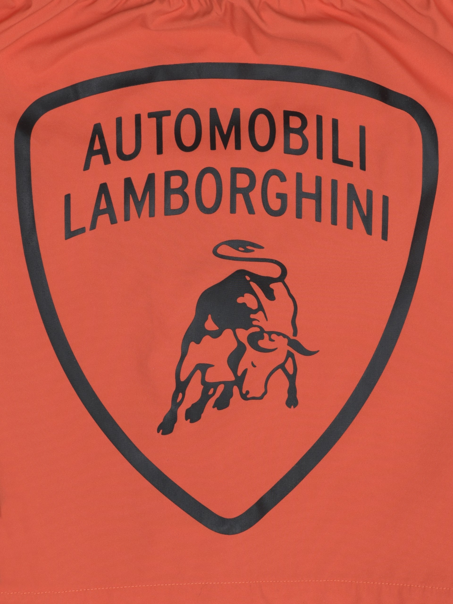 Automobili Lamborghini zwemshort hidden pattern oranje