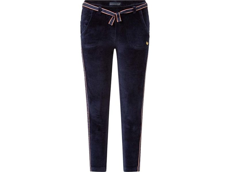 Chaos and order broek velours navy