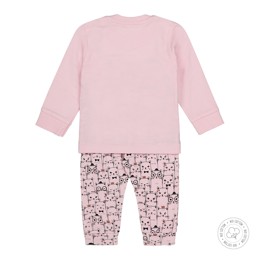 Dirkje babywear 2-delige pyjama Bio katoen roze
