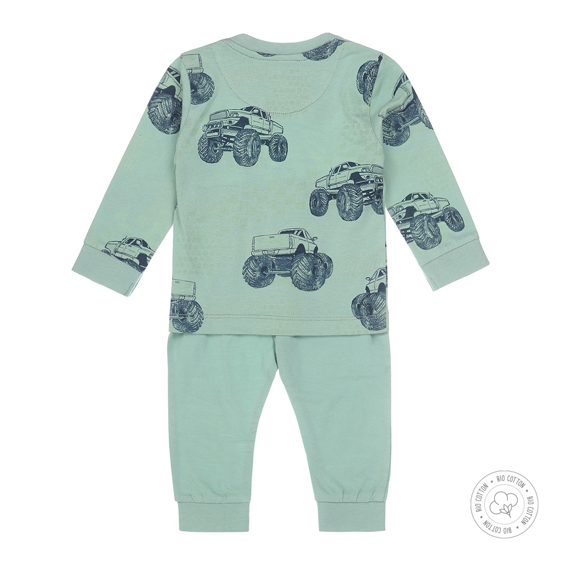 Dirkje babywear pyjama monstertruck 100% biokatoen   