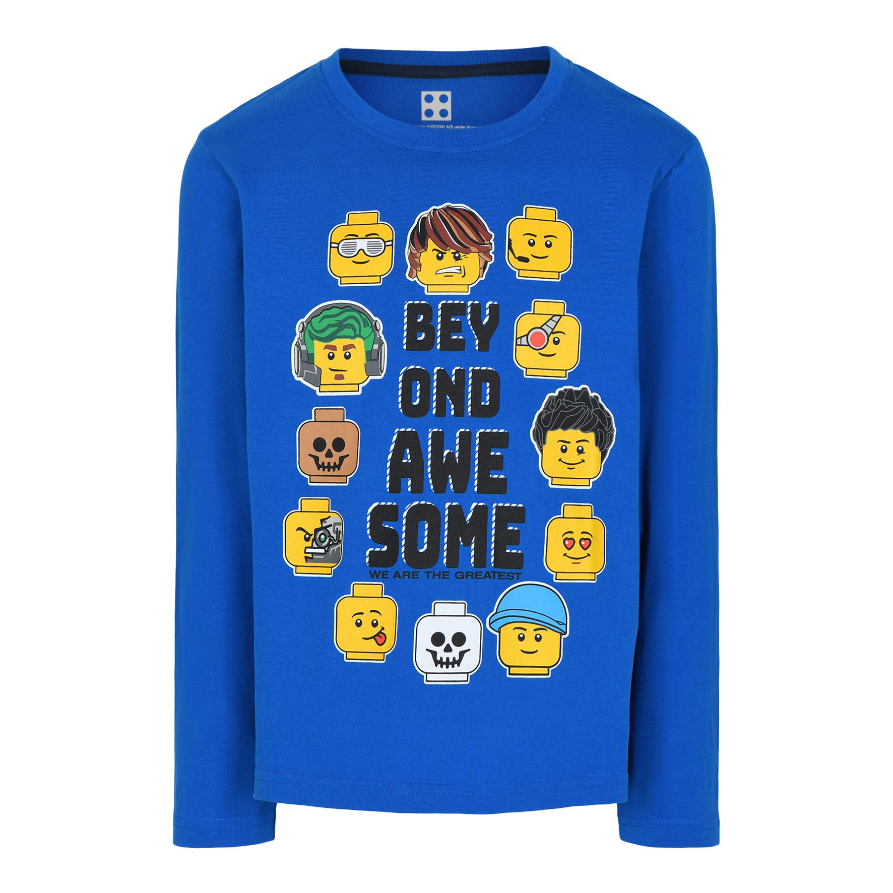 Lego Wear T-Shirt lange mouw blauw beyond awesome 