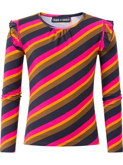 Chaos and order longsleeve Pippa Stripe