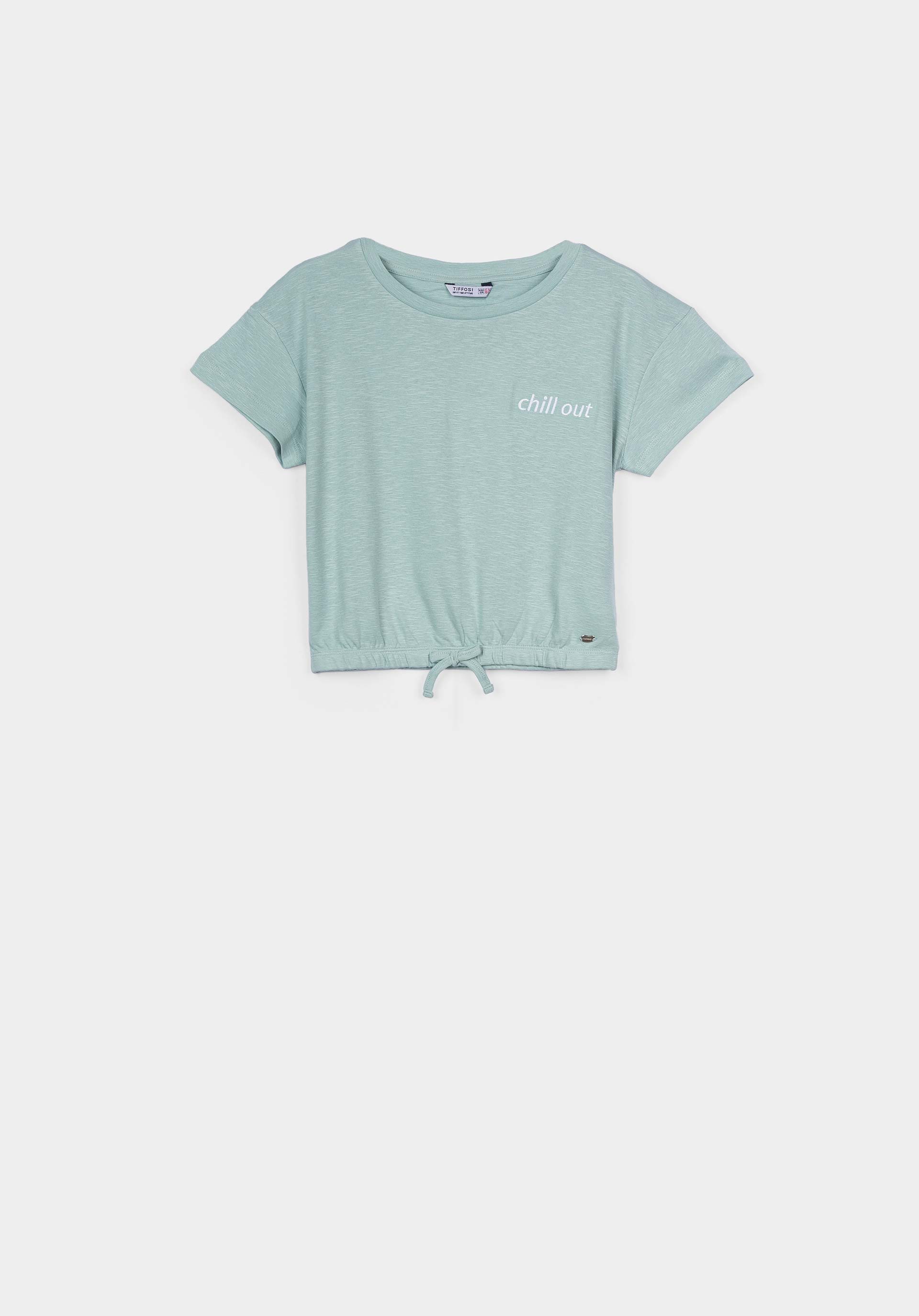 Tiffosi cropped T-Shirt groen  Chill Out