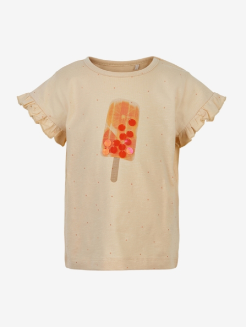 Minymo T-Shirt ijsjesprint organisch katoen