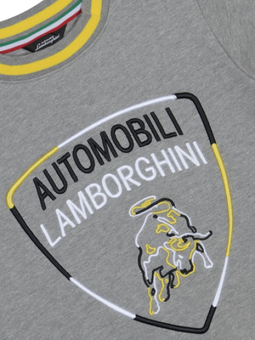 Automobili Lamborghini sweater grijs shield