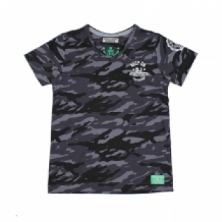 DJ Dutch T-Shirt zwart camouflage