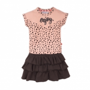 Dirkje Babywear 2-delig setje met rok roze grijs enjoy
