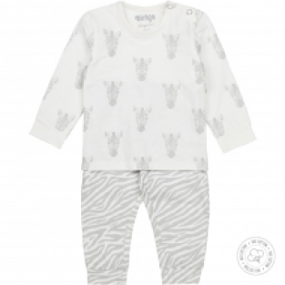 Dirkje babywear pyjama wit 100% biokatoen 