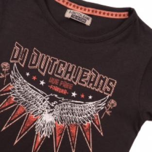 DJ Dutchjeans T-Shirt Rock and roses