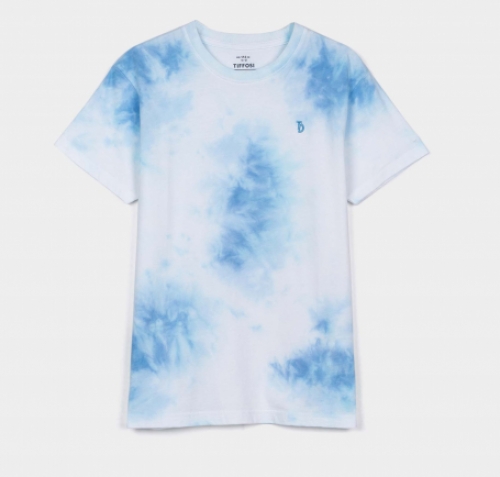 Tiffosi T-Shirt blauw/wit